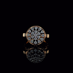 Anillo de Diamante Cultivado en Laboratorio de 0.40 CTW con Certificación SGL, Oro Sólido de 14K - Product Image 1