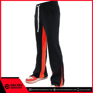 Wholesale High Quality <b>Stacked</b> Flare <b>Jogger</b> Customized Logo Men's High Waist Breathable Streetwear Sweatpants - Product Image 4