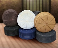 Chapeau de prière musulman Urwa Kufi avec logo personnalisé, en polyester, vente en gros, couvre-chef islamique pour hommes, léger, fait main, nouveau design