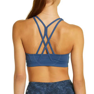 Hecho en Pakistán Mujeres Tallas grandes Transpirable Sujetador deportivo de alto soporte Ropa activa Spandex/Nylon para la venta - Product Image 3