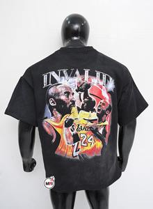 Vente en gros de t-shirts de qualité supérieure et d'impression Dtg 100% coton respirant couleurs unies t-shirts sur mesure pour hommes - Product Image 3