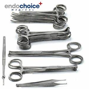 Juego de instrumentos quirúrgicos de laparotomía de acero inoxidable de 47 Uds. Equipos de laparotomía quirúrgica de alta calidad de Endochoice Medical - Product Image 5