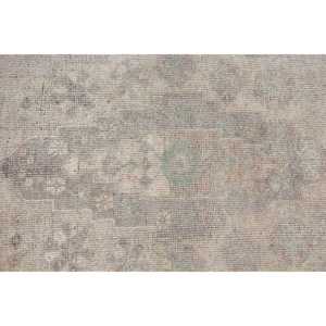 Alfombra vintage, alfombra turca de 5.6x7.2 pies, alfombra de lana con diseño de plantas y árboles en tonos gris verdoso. - Product Image 5