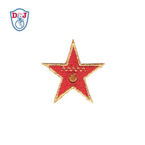 Insignias Bordadas Personalizadas Adhesivas Populares, Emblema de Tela Brillante con Purpurina, Juego de Pegatinas Bordadas para Proveedores de Moda - Product Image 4