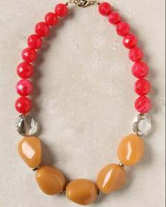 Collier d'art en résine Collier de déclaration en résine Pendentif en perle de résine - Product Image 1