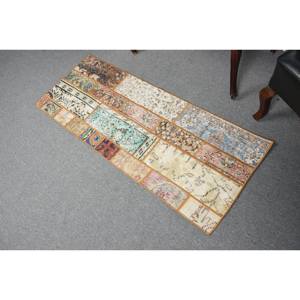 พรมโพลีเอสเตอร์ขนแกะสีเหลือง4.9ft 1.9ชิ้นแบบตุรกีดีไซน์สี่เหลี่ยมผืนผ้าสำหรับห้องนั่งเล่นพรมทางเดินทำจากยาง - Product Image 4