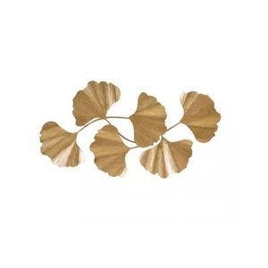 Décoration murale design feuille d'or avec cadre en métal Art mural en métal doré pour la décoration intérieure et Noël pour les arts muraux domestiques - Product Image 6