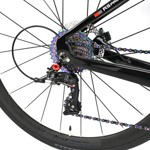 Vélo <span class=keywords><strong>de</strong></span> <span class=keywords><strong>route</strong></span> TWITTER R5pro-Term 24 vitesses, fibre <span class=keywords><strong>de</strong></span> carbone haute performance RS-24S 700C, freins à disque hydrauliques, cadre en aluminium, roues en alliage. - Product Image 2