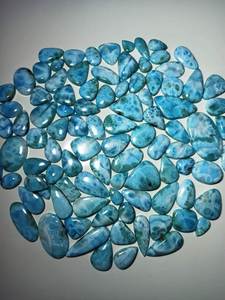 High Quality Sky Blue <b>Larimar</b> Loose Gemstone Natural Mix Gems Cabochon Wholesale Price Available - Product Image 5
