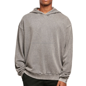 Sweat-shirts à capuche pour hommes de luxe, lavage à l'acide, imprimés personnalisés, streetwear, sweat-shirt en coton, sweat-shirts oversize pour hommes - Product Image 1