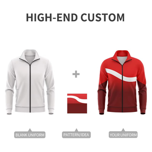 Chándal con cremallera para hombre Oem Odm de diseño personalizado de alta calidad con ropa deportiva de invierno de lana, chándal para correr para hombre, conjunto de 2 piezas - Product Image 3