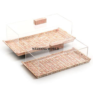 ชุดถาดช็อคโกแลตดีไซน์เนอร์ทรงสี่เหลี่ยมผืนผ้าถาดช็อคโกแลตแฟนซี2ชิ้น - Product Image 4