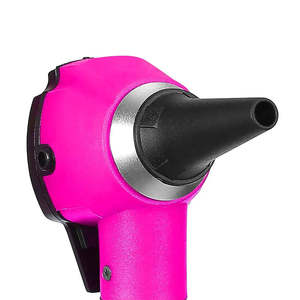 Otoscope manuel portable en acier inoxydable, LED haute luminosité, instrument médical, lentille transparente, soins des oreilles en famille, examen régulier - Product Image 2