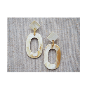 Vache boeuf corne faite corne boucle d'oreille naturel élégant bijoux personnaliser taille conception bijoux boucle d'oreille pièce de conception unique - Product Image 4