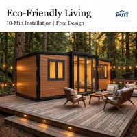Maison conteneur extensible 20ft 30ft, mini-maison modulaire préfabriquée avec salle de bain, cuisine, bar, directement de l'usine, cabane portable personnalisée