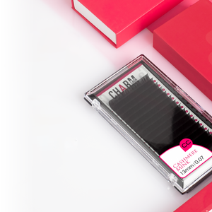 CharmLash Lash Tech Fournitures Produits d'extension de cils Boîte d'emballage de cils Volume russe de luxe Plateau de longueur mixte Longue durée - Product Image 1