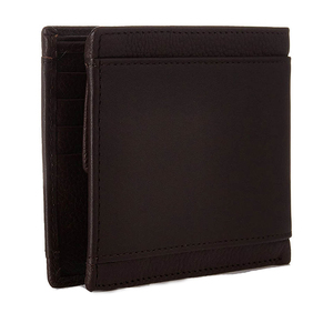 Portefeuille court en cuir véritable pour homme, noir, cuir véritable, brillant, usage quotidien - Product Image 2