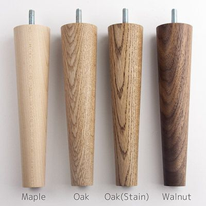 Pieds de meubles d'extérieur modernes en bois massif de haute qualité, design personnalisé, robustes, en forme de T, pour canapé et armoire - Product Image 2