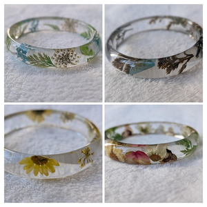 Brazaletes de Resina Pulida Hechos a Mano Tradicionales y Ecológicos, Joyería de Moda Elegante para Mujer, Forma Personalizada, Colores a Medida - Product Image 4