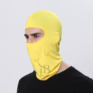 Pasamontañas cómodo para cuello y cara, venta al por mayor, colores personalizados, Protector facial deportivo a rayas, transpirable, venta al aire libre, 2025 - Product Image 1
