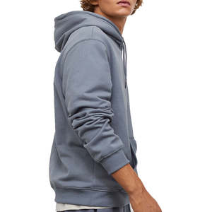 Sudaderas con capucha transpirables para hombre, ropa de calle de invierno, estampado liso, algodón teñido, poliéster, bolsillo polar, disponible a granel, todo - Product Image 6