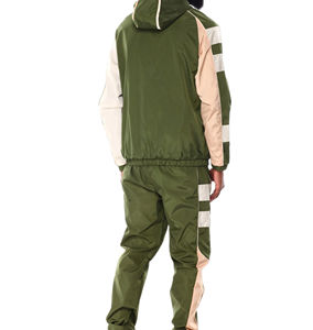 ชุดวอร์มไนลอนกันลมสำหรับผู้ชายชุดวอร์มผ้าไนลอนกันน้ำน้ำหนักเบาออกแบบโลโก้ได้ตามต้องการ - Product Image 4