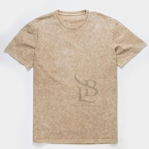 เสื้อยืดผ้าคอตตอนฟอก100% สำหรับผู้ชายทรงโอเวอร์ไซซ์ของผู้ชายหรูหราโลโก้สไตล์วินเทจปรับแต่งได้เสื้อยืดสำหรับผู้ชายขายส่งอัตรา - Product Image 1