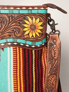 กระเป๋าเงินสะพายไหล่สะพายข้างแบบตะวันตกของเด็กผู้หญิงหนังแท้มีซิปซับในสำหรับผู้หญิงสไตล์งานตามสั่ง - Product Image 2