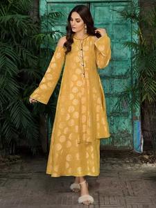Costume Shalwar Kameez en Soie et Coton Classique de Haute Qualité pour Femmes / Robes Casual - Product Image 4