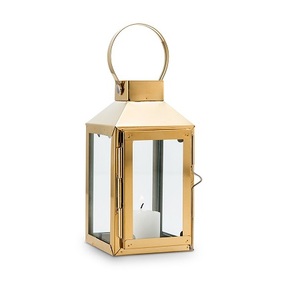 Aluminium <b>Gold</b> Color Hanging <b>Lantern</b> With Glass Chimney Set Of Three Different Sizes <b>Lantern</b> For Home Decor - Product Image 6