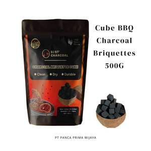 Haute qualité 500g BBQ Cube briquettes de charbon de bois Premium bois dur inodore propre combustion longue durée qualité d'exportation - Product Image 3