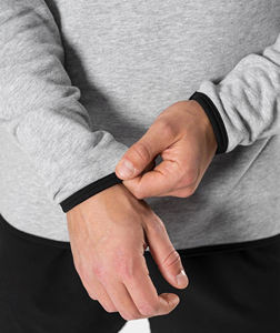 Sweat à capuche graphique personnalisé pour hommes surdimensionné de haute qualité 100% coton sweats brodés ourlet côtelé épaule tombante avant Logo numérique - Product Image 5