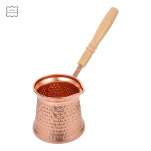 Ottoman Designed Copper Colored Covered Tea <b>Coffee</b> <b>Turkish</b> Delight Pot Hammered <b>Turkish</b> Double <b>Coffee</b> Pot Kettle <b>Set</b> - Product Image 3