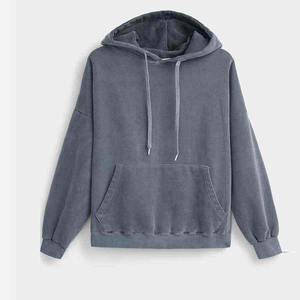 Sudadera con Capucha Personalizada con Logotipo, para Hombre, Corte Regular, Estilo Vintage Lavado, Tinte Sólido, Secado Rápido para Invierno - Product Image 4