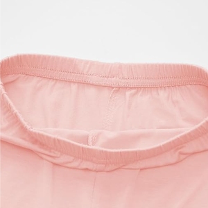 Conjunto de camiseta y pantalones cortos rosa bebé, suave, informal, para verano, conjunto coordinado, tamaño y diseño personalizados, precio mayorista barato y alta calidad - Product Image 3