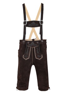 Lederhosen traditionnels bavarois pour hommes, personnalisés, coupe courte, pour l'Oktoberfest - Product Image 6