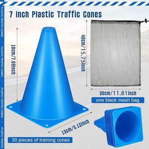 Cônes d'entraînement sportifs en PVC souple, écologiques, durables et de haute qualité pour le football et le soccer (vente en gros) - Product Image 2