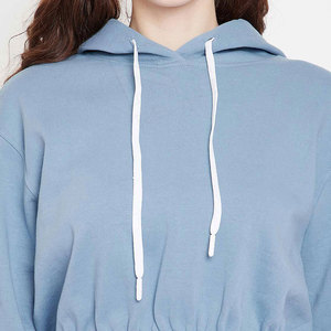 Nuevo estilo, conjuntos de sudaderas con capucha cortas para mujer hechas a medida, ropa de invierno de etiqueta privada, conjuntos de sudaderas con capucha para mujer - Product Image 5