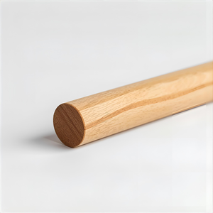 Goujons ronds en bois massif Tige de bâton Goujon en bois dur pour la fabrication de meubles Projets de bricolage Tiges en bois durables Finition lisse - Product Image 1