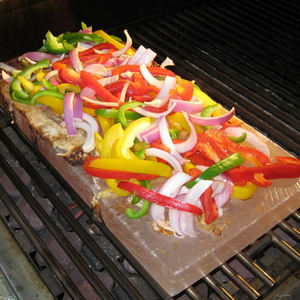 Le sel rose de l'Himalaya couvre de tuiles la dalle de cuisson de style avec la technique de gril de conception personnalisée - Product Image 3