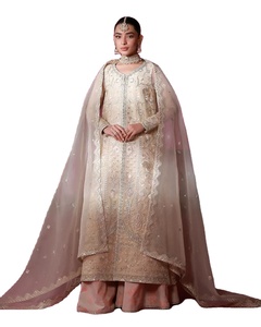Tenue formelle modeste pour femme musulmane, toutes saisons, en coton de haute qualité, Salwar Kameez, sans plis, séchage rapide, pour l'Aïd, les fêtes, les mariages, Diwali - Product Image 1