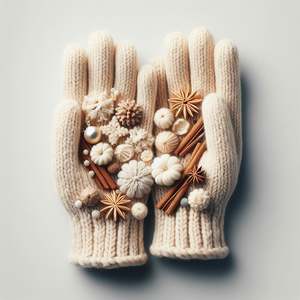 Meilleurs gants en laine mérinos rayés, tricotés à la main, luxueux, de style himalayen, doublure en polaire, compatibles avec les écrans tactiles, longueur poignet pour - Product Image 6