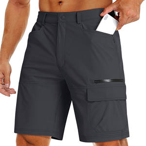 Pantalones cortos Cargo de algodón 2025, pantalones cortos de malla transpirable para entrenamiento físico de verano, ropa de calle informal para hombre, pantalones cortos para correr con múltiples bolsillos para hombre - Product Image 1