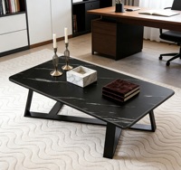 Tables basses en bois essentielles pour la maison, faciles à nettoyer, table basse moderne, table basse en marbre de luxe