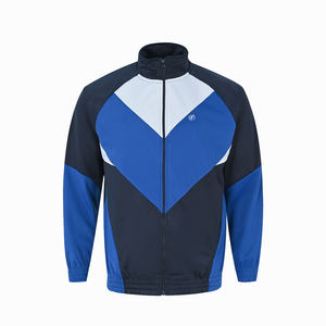 Chándal personalizable de alta calidad de 2 piezas con cremallera para correr para hombres Sudadera con capucha y sudadera de entrenamiento de gimnasio con patrón de invierno impreso - Product Image 2