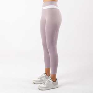 Mallas de yoga para mujer de marca blanca OEM pantalones de gimnasio de compresión de cintura alta sin costuras ropa de fitness al por mayor fabricante a granel - Product Image 3