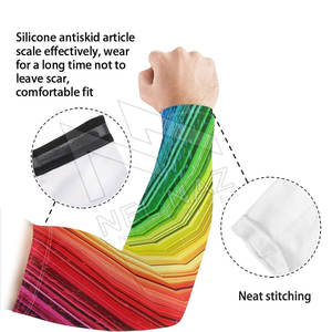 Manches de bras de cyclisme de refroidissement unisexe protection UV hommes et femmes bras moto athlètes Compression bras couverture manchon - Product Image 5