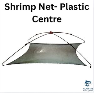 Filet d'appât de crevettes pliable léger pour la pêche en eau douce Cadre central en plastique durable pour tenir des appâts vivants - Product Image 2