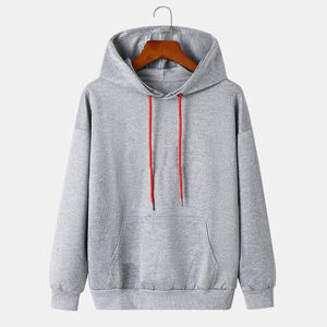 Trendy Premium Quality Heavyweight Fleece 100% Cotton Washed Knitted Oversized Men's Streetwear Pullover Hoodie Customized Logo - Product Image 1