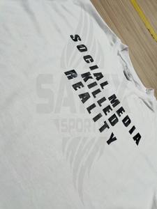 เสื้อยืดผู้ชายคุณภาพสูง 240gsm ผ้าฝ้าย 100% พิมพ์ลายสกรีนตามสั่ง คอกลม เป็นมิตรกับสิ่งแวดล้อม ระบายอากาศได้ดี มีไซส์พลัส - Product Image 4